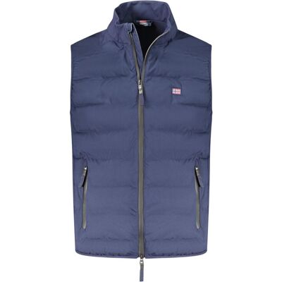 Norway 1963, Herren, Westen, Blu Polyester Men's Vest, Blau, (S) Norway 1963, Herren, Westen, Blu Polyester Men's Vest, Blau, (S)