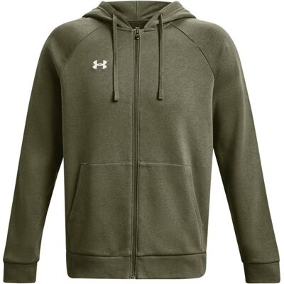 Herren, Pullover, Under Armour Herren Rival Fleece FZ Kapuzenpullover Khaki 1379767 390, Grün, (L) Herren, Pullover, Under Armour Herren Rival Fleece FZ Kapuzenpullover Khaki 1379767 390, Grün, (L)