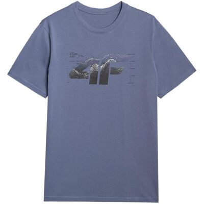 4F, Herren, Shirts, Herren T-Shirt M2359 Denim, Mehrfarbig, (M) 4F, Herren, Shirts, Herren T-Shirt M2359 Denim, Mehrfarbig, (M)