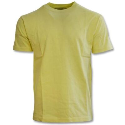 Taikan, Herren, Shirts, Everything Plain T-shirt Cream 2 - 1303008.CAN, Gelb, Weiss, (S) Taikan, Herren, Shirts, Everything Plain T-shirt Cream 2 - 1303008.CAN, Gelb, Weiss, (S)