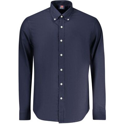 Norway 1963, Herren, Hemden, Blu Cotton Male Shirt, Blau, (S) Norway 1963, Herren, Hemden, Blu Cotton Male Shirt, Blau, (S)