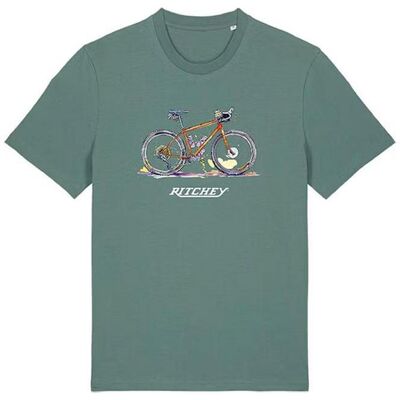 Ritchey, Unisex, Shirts, Ascent Edition T-Shirt Unisex, mindful blue, S, Grün, (S) Ritchey, Unisex, Shirts, Ascent Edition T-Shirt Unisex, mindful blue, S, Grün, (S)