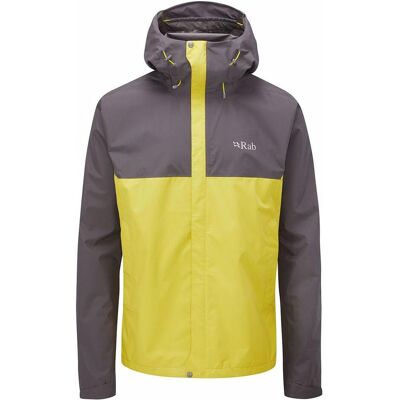 Rab, Herren, Regenjacken, Downpour Eco Jacke, Grau, (S) Rab, Herren, Regenjacken, Downpour Eco Jacke, Grau, (S)