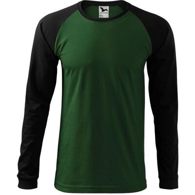 Malfini, Herren, Funktionsshirt, Street LS M T-shirt MLI-13006 bottle green (4XL), Grün, 4XL Malfini, Herren, Funktionsshirt, Street LS M T-shirt MLI-13006 bottle green (4XL), Grün, 4XL