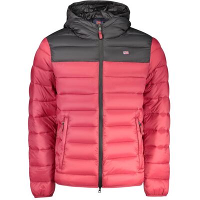 Norway 1963, Herren, Winterjacken, Red Polyamide Mens Jacket, Rot, (S) Norway 1963, Herren, Winterjacken, Red Polyamide Mens Jacket, Rot, (S)