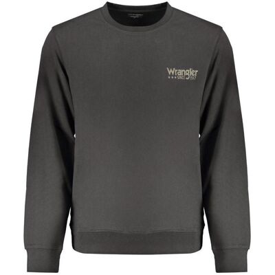 Wrangler, Herren, Pullover, Schwarzer Baumwollpullover für Männer, Schwarz, (XL) Wrangler, Herren, Pullover, Schwarzer Baumwollpullover für Männer, Schwarz, (XL)