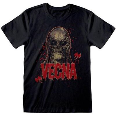 Stranger Things Vecna Schwarzes Rundhals-T-Shirt - T-Shirt Stranger Things Vecna Schwarzes Rundhals-T-Shirt - T-Shirt