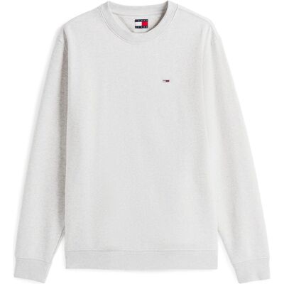 Tommy Jeans, Herren, Pullover, Tjm Reg S Flag Crew, Grau, (L) Tommy Jeans, Herren, Pullover, Tjm Reg S Flag Crew, Grau, (L)