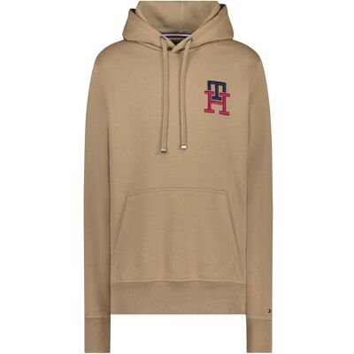 Tommy Hilfiger Herren, Pullover, Hoodie, Braun, (S) Tommy Hilfiger Herren, Pullover, Hoodie, Braun, (S)