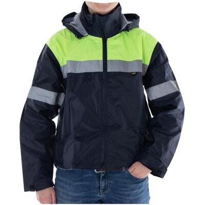 4-Act, Herren, Regenjacken, Reflex-Regenjacke Gr. L, Blau, Gelb, (L) 4-Act, Herren, Regenjacken, Reflex-Regenjacke Gr. L, Blau, Gelb, (L)