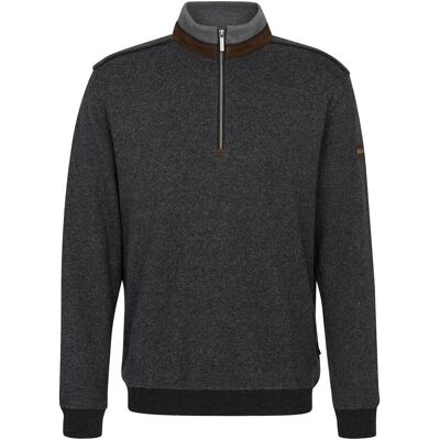 Bugatti Herren, Pullover, Grauer Sweatshirt ohne Muster, Grau, (XXL) Bugatti Herren, Pullover, Grauer Sweatshirt ohne Muster, Grau, (XXL)