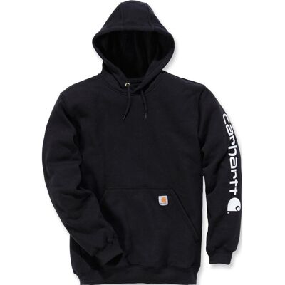 Carhartt, Herren, Pullover, Sleeve Logo Hooded Sweatshirt, Schwarz, (XL) Carhartt, Herren, Pullover, Sleeve Logo Hooded Sweatshirt, Schwarz, (XL)