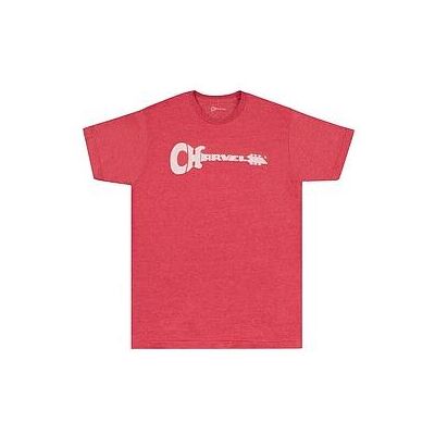 Charvel, Herren, Shirts, Logo T-Shirt, heather red S, Rot, (S) Charvel, Herren, Shirts, Logo T-Shirt, heather red S, Rot, (S)