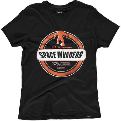 Space Invaders, Herren, Shirts, Monster Invader Men's Tshirt, Schwarz, (S) Space Invaders, Herren, Shirts, Monster Invader Men's Tshirt, Schwarz, (S)