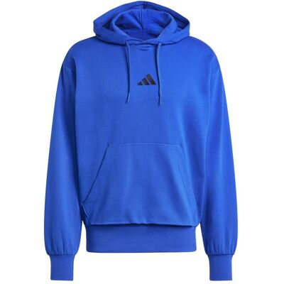 Adidas Herren, Pullover, Essentials Feelcozy Fleece-Sweatshirt für Herren, Blau, (S) Adidas Herren, Pullover, Essentials Feelcozy Fleece-Sweatshirt für Herren, Blau, (S)