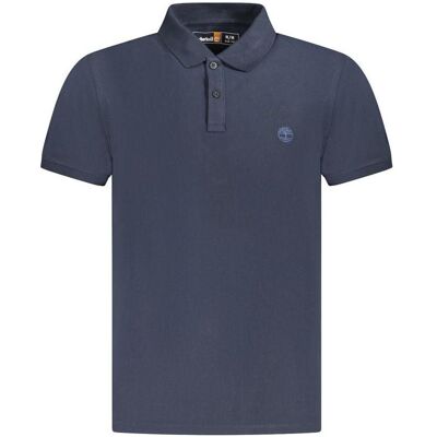 Timberland Herren, Shirts, Blue Cotton Men Polo, Blau, (S) Timberland Herren, Shirts, Blue Cotton Men Polo, Blau, (S)