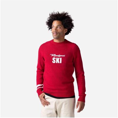 Rossignol, Herren, Pullover, Signature-Strickpullover, Rot, (XL) Rossignol, Herren, Pullover, Signature-Strickpullover, Rot, (XL)