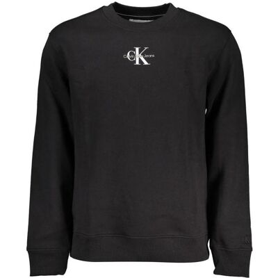 Calvin Klein Jeans, Herren, Pullover, Monologo Crew Neck, Schwarz, (XXL) Calvin Klein Jeans, Herren, Pullover, Monologo Crew Neck, Schwarz, (XXL)