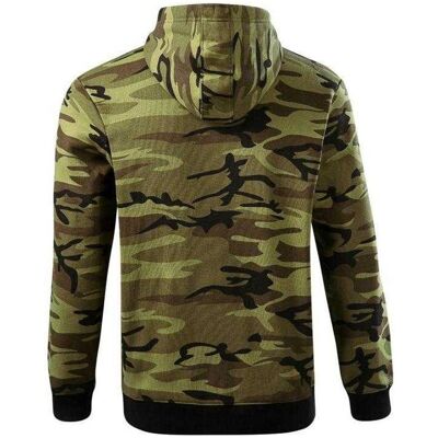 Malfini, Herren, Pullover, Hoodie mit durchgehendem Reissverschluss, Grün, (3XL) Malfini, Herren, Pullover, Hoodie mit durchgehendem Reissverschluss, Grün, (3XL)