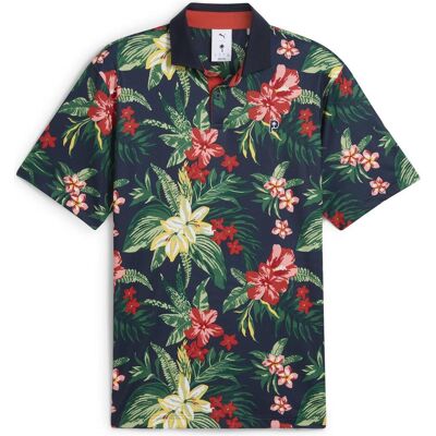 Puma Herren, Shirts, X PTC Floral Polo, Blau, Mehrfarbig, (XS) Puma Herren, Shirts, X PTC Floral Polo, Blau, Mehrfarbig, (XS)