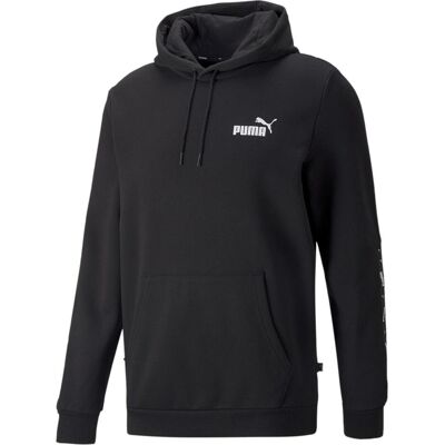 Puma Herren, Pullover, ESS+ Tape Hoodie, Schwarz, (M) Puma Herren, Pullover, ESS+ Tape Hoodie, Schwarz, (M)