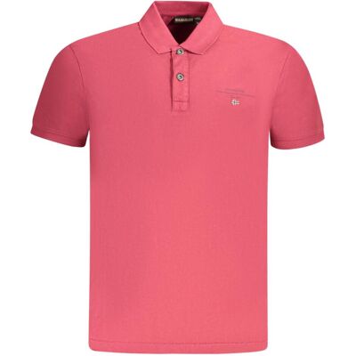 Napapijri Rode Baumwoll Polohemd für Herren - Polo Shirt Napapijri Rode Baumwoll Polohemd für Herren - Polo Shirt