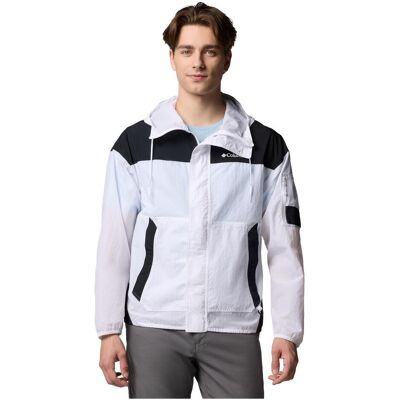 Columbia, Herren, Outdoorjacken, Challenger™ II Windbreaker (S), Weiss, Schwarz, S Columbia, Herren, Outdoorjacken, Challenger™ II Windbreaker (S), Weiss, Schwarz, S