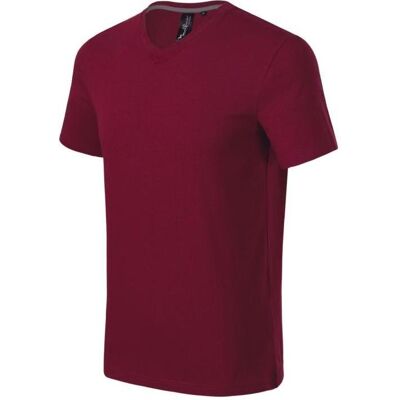 Malfini, Herren, Funktionsshirt, Action V-neck T-shirt M MLI-70086 garnet (L), Rot, L Malfini, Herren, Funktionsshirt, Action V-neck T-shirt M MLI-70086 garnet (L), Rot, L