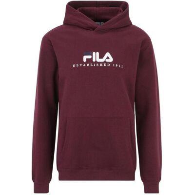 Filipek Wood, Herren, Pullover, Bluza męska Fila Brunssum burgundowa FAU0145 40107 S, Rot, (S) Filipek Wood, Herren, Pullover, Bluza męska Fila Brunssum burgundowa FAU0145 40107 S, Rot, (S)