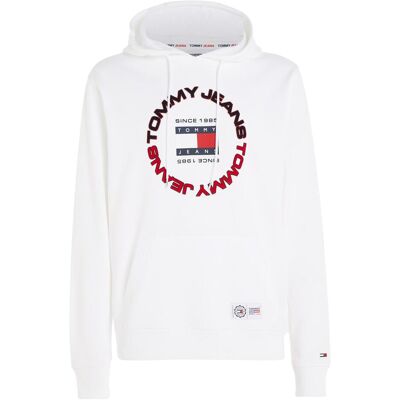 Tommy Hilfiger Herren, Pullover, Kapuzensweater - Hoodie, Weiss, (XL) Tommy Hilfiger Herren, Pullover, Kapuzensweater - Hoodie, Weiss, (XL)