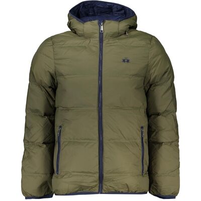 La Martina, Herren, Winterjacken, Grüne Polyamid Herren Jacke, Grün, (M) La Martina, Herren, Winterjacken, Grüne Polyamid Herren Jacke, Grün, (M)
