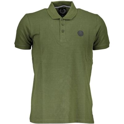 Gian Marco Venturi, Herren, Shirts, Gianmarco Venturi Grünes Poloshirt aus Baumwolle, Grün, (L) Gian Marco Venturi, Herren, Shirts, Gianmarco Venturi Grünes Poloshirt aus Baumwolle, Grün, (L)