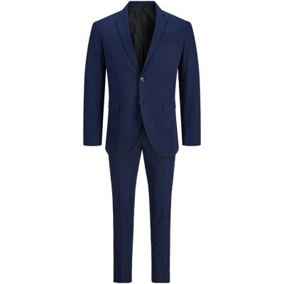 Jack & Jones, Herren, Anzüge, Zweiteiler Super Slim Fit Anzug, Blau, (54) Jack & Jones, Herren, Anzüge, Zweiteiler Super Slim Fit Anzug, Blau, (54)