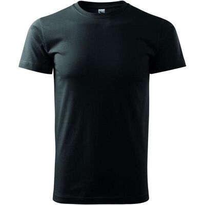 Adler, Herren, Shirts, Basic T-shirt M MLI-12901, Schwarz, (L) Adler, Herren, Shirts, Basic T-shirt M MLI-12901, Schwarz, (L)
