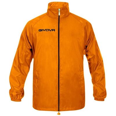 Givova, Herren, Regenjacken, Rain Basico Fluo Jacke, Orange, (XXS) Givova, Herren, Regenjacken, Rain Basico Fluo Jacke, Orange, (XXS)