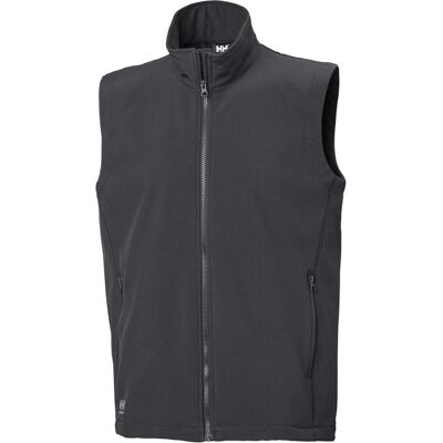 Helly Hansen Workwear, Herren, Westen, Manchester Softshellweste ebony M, Schwarz, (M) Helly Hansen Workwear, Herren, Westen, Manchester Softshellweste ebony M, Schwarz, (M)