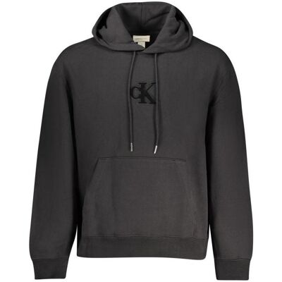 Calvin Klein Jeans, Herren, Pullover, 350gsm Fleece Gift Giving Hoodie, Schwarz, (S) Calvin Klein Jeans, Herren, Pullover, 350gsm Fleece Gift Giving Hoodie, Schwarz, (S)