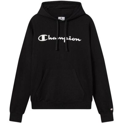 Champion, Herren, Pullover, 221917 Hooded Sweatshirt, Schwarz, (L) Champion, Herren, Pullover, 221917 Hooded Sweatshirt, Schwarz, (L)