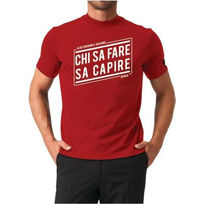 MyAgg, Herren, Shirts, T-Shirt Chi Sa Fare Sa Capire Rossa XS, Rot, (XS) MyAgg, Herren, Shirts, T-Shirt Chi Sa Fare Sa Capire Rossa XS, Rot, (XS)