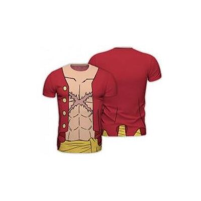 ABYstyle, Herren, Shirts, ONE PIECE - Replica T-shirt Luffy New World man, Mehrfarbig, Rot, (M) ABYstyle, Herren, Shirts, ONE PIECE - Replica T-shirt Luffy New World man, Mehrfarbig, Rot, (M)
