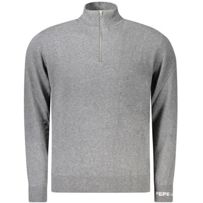 Pepe Jeans, Herren, Pullover, Grigio Cotton Men Sweater, Grau, (L) Pepe Jeans, Herren, Pullover, Grigio Cotton Men Sweater, Grau, (L)
