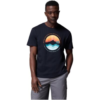 Columbia, Herren, Shirts, Path Lake™ Graphic Tee II, Grau, (L) Columbia, Herren, Shirts, Path Lake™ Graphic Tee II, Grau, (L)
