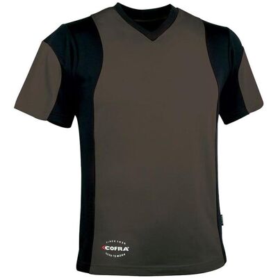 Cofra, Herren, Hemden, Kurzarm-T-Shirt Java – Unisex V-Ausschnitt Braun M-XXL, Schwarz, Braun, (XXL) Cofra, Herren, Hemden, Kurzarm-T-Shirt Java – Unisex V-Ausschnitt Braun M-XXL, Schwarz, Braun, (XXL)