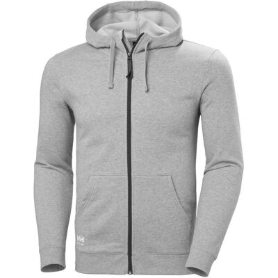 Helly Hansen Workwear, Herren, Pullover, Classic Zip Hoodie grey melange 2XL, Grau, (XXL) Helly Hansen Workwear, Herren, Pullover, Classic Zip Hoodie grey melange 2XL, Grau, (XXL)