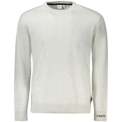 Pepe Jeans, Herren, Pullover, Grigio Cotton Mens Sweater, Grau, (S) Pepe Jeans, Herren, Pullover, Grigio Cotton Mens Sweater, Grau, (S)