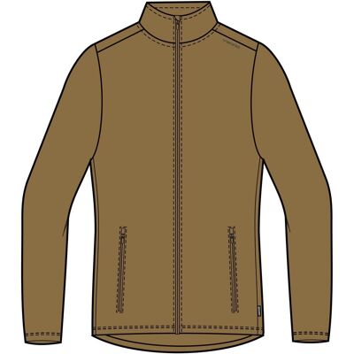 Viking Herren, Pullover, Tesero Man Polartec Herren Sweatshirt braun, Braun, (L) Viking Herren, Pullover, Tesero Man Polartec Herren Sweatshirt braun, Braun, (L)