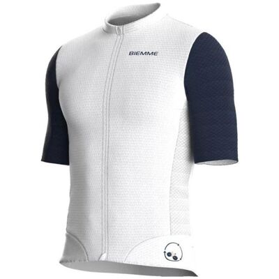 Biemme, Herren, Velotrikot, NATURE T-shirt white and navy 3XL (3XL), Blau, Weiss, 3XL Biemme, Herren, Velotrikot, NATURE T-shirt white and navy 3XL (3XL), Blau, Weiss, 3XL