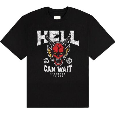 Netflix, Herren, Shirts, Stranger Things - Hell Can Wait, Schwarz, (XXL) Netflix, Herren, Shirts, Stranger Things - Hell Can Wait, Schwarz, (XXL)
