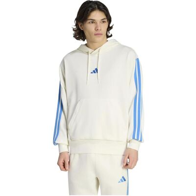 Adidas Herren, Pullover, M 3S Ft Hd - owhite/rayblu, Beige, (3XL) Adidas Herren, Pullover, M 3S Ft Hd - owhite/rayblu, Beige, (3XL)