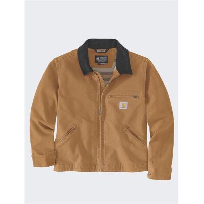 Carhartt, Herren, Leichte Jacken, Giacca Detroit Anatra Taglio Comodo, Braun, (XL) Carhartt, Herren, Leichte Jacken, Giacca Detroit Anatra Taglio Comodo, Braun, (XL)